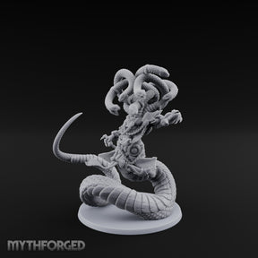 Snake Hair Striking Medusa Warrior