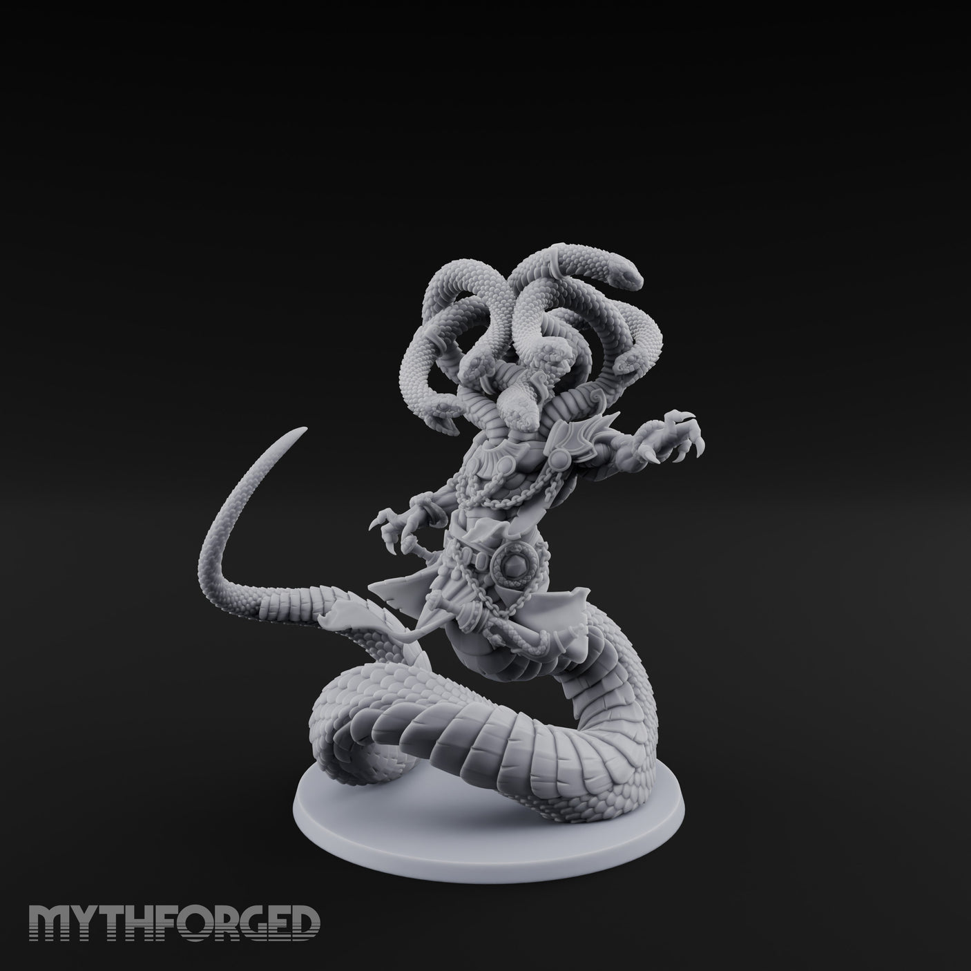 Snake Hair Striking Medusa Warrior gallery 1