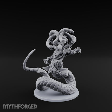 Snake Hair Striking Medusa Warrior gallery 1