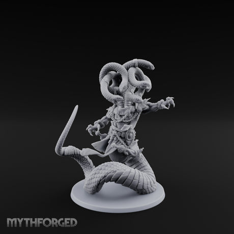 Snake Hair Striking Medusa Warrior gallery 2