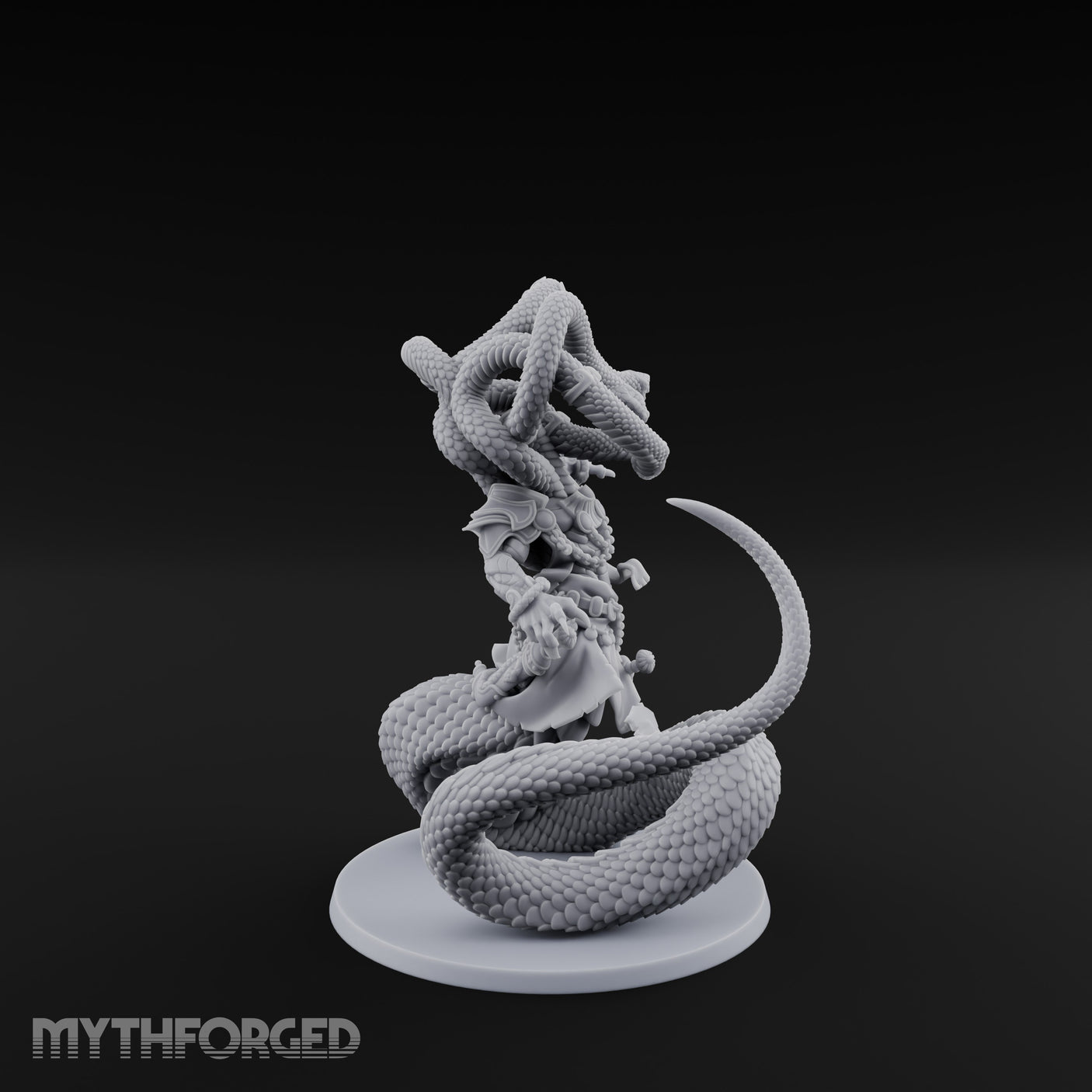 Snake Hair Striking Medusa Warrior gallery 4