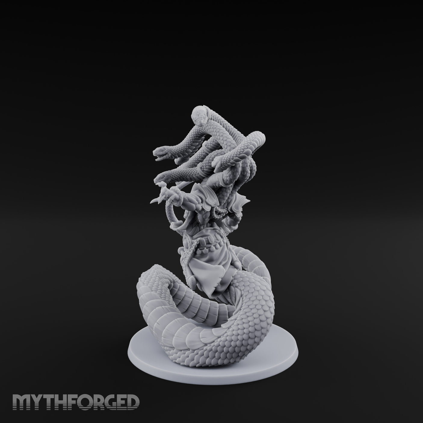 Snake Hair Striking Medusa Warrior gallery 7
