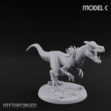 Snapping Frenzy Raptor Beast C — Large - 2" Base