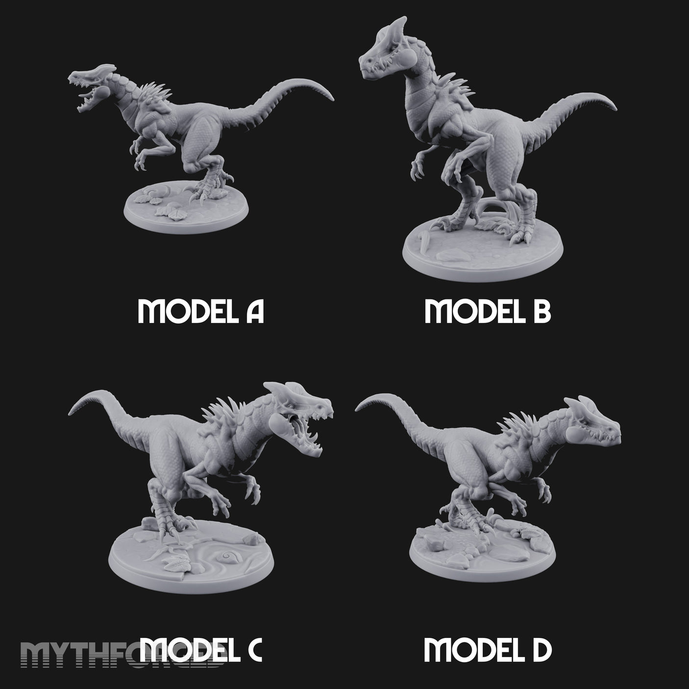 Snapping Frenzy Raptor Beasts — Full Set