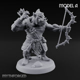 Snarling Bow Drawing Pig Orc Archers — A gallery 1
