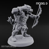 Snarling Bow Drawing Pig Orc Archers — D gallery 2