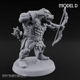 Snarling Bow Drawing Pig Orc Archers — D gallery 2