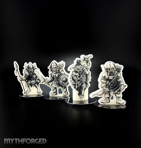Snarling Goblin Warband Pack Miniature for Dungeons and Dragons, Pathfinder or other TTRPGs