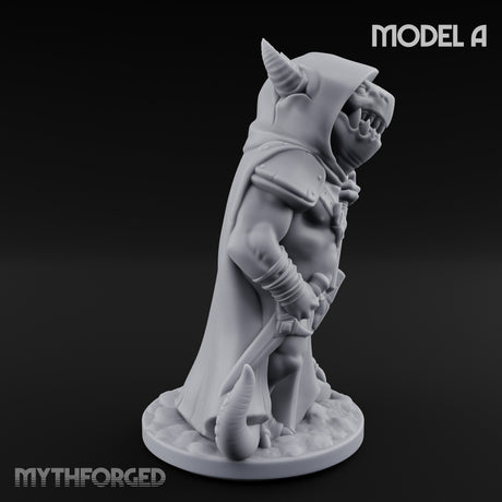 Sneaky Blade Wielding Kobold Rogue A Miniature for Dungeons and Dragons, Pathfinder or other TTRPGs