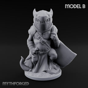 Sneaky Blade Wielding Kobold Rogue B Miniature for Dungeons and Dragons, Pathfinder or other TTRPGs