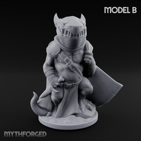 Sneaky Blade Wielding Kobold Rogue B Miniature for Dungeons and Dragons, Pathfinder or other TTRPGs
