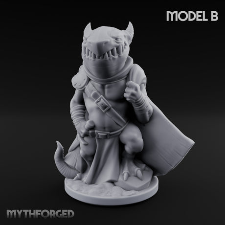 Sneaky Blade Wielding Kobold Rogue B Miniature for Dungeons and Dragons, Pathfinder or other TTRPGs