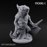 Sneaky Blade Wielding Kobold Rogue C Miniature for Dungeons and Dragons, Pathfinder or other TTRPGs