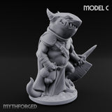 Sneaky Blade Wielding Kobold Rogue C Miniature for Dungeons and Dragons, Pathfinder or other TTRPGs