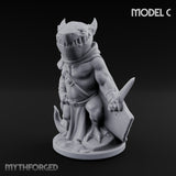Sneaky Blade Wielding Kobold Rogue C Miniature for Dungeons and Dragons, Pathfinder or other TTRPGs