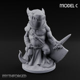 Sneaky Blade Wielding Kobold Rogue C Miniature for Dungeons and Dragons, Pathfinder or other TTRPGs