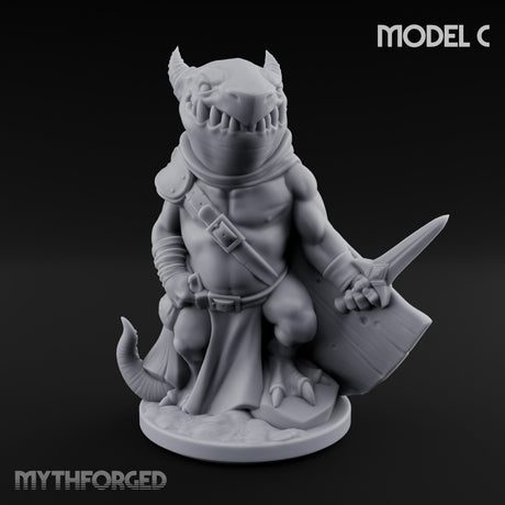 Sneaky Blade Wielding Kobold Rogue C Miniature for Dungeons and Dragons, Pathfinder or other TTRPGs