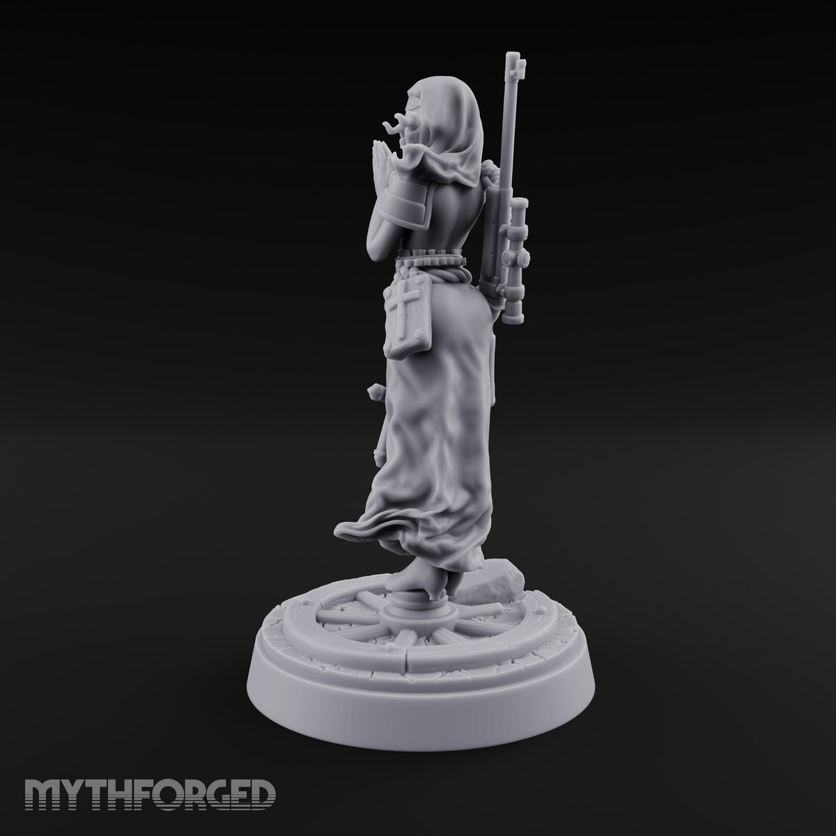 Saying Her Prayers Human Sniper Priestess — NSFW