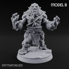 Bound in Rope Snow Troll B