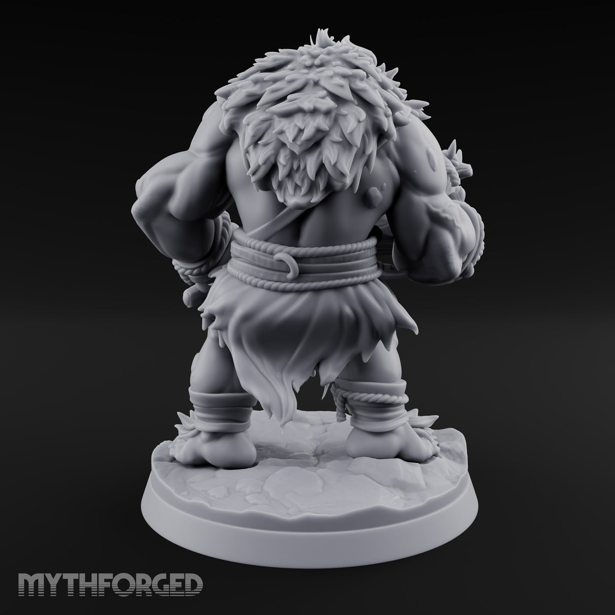 Bound in Rope Snow Troll C