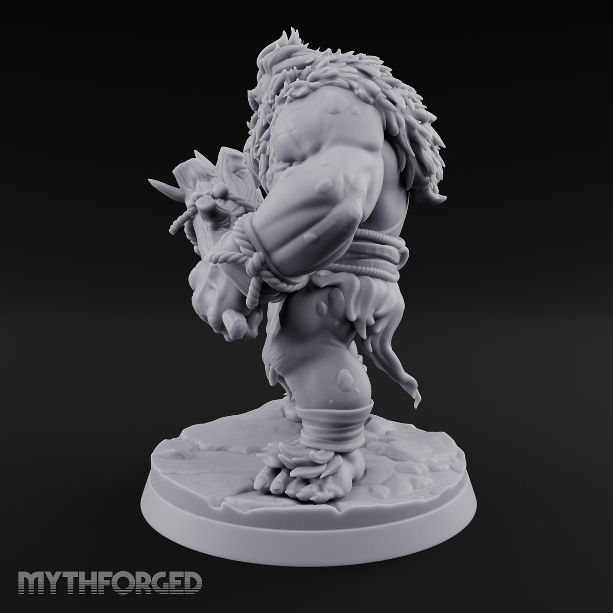 Bound in Rope Snow Troll C