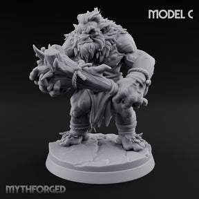Bound in Rope Snow Troll C