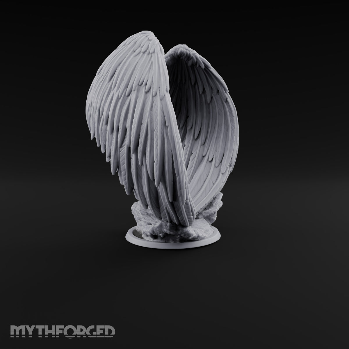 Wings Wide, Halo Optional Deva Winged Armoured Warrior