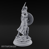 Halo Crowned Defender Aasimar Paladin Miniature for Dungeons and Dragons, Pathfinder or other TTRPGs