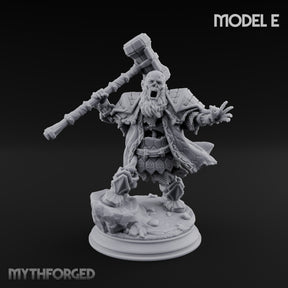Risen and Roaring Undead Dwarf Warrior E