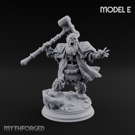 Risen and Roaring Undead Dwarf Warrior E