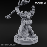 Arms Raised Conjuring Orc Sorcerers A Miniature for Dungeons and Dragons, Pathfinder or other TTRPGs
