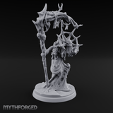 Scythe Wielding Lich Miniature for Dungeons and Dragons, Pathfinder or other TTRPGs