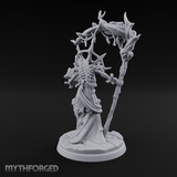 Scythe Wielding Lich Miniature for Dungeons and Dragons, Pathfinder or other TTRPGs