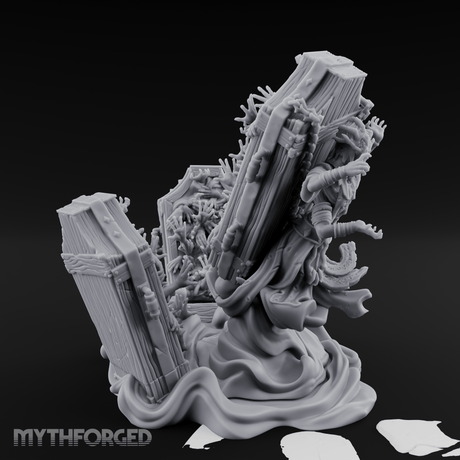 Haunting The Halls Wraith Specter Miniature for Dungeons and Dragons, Pathfinder or other TTRPGs