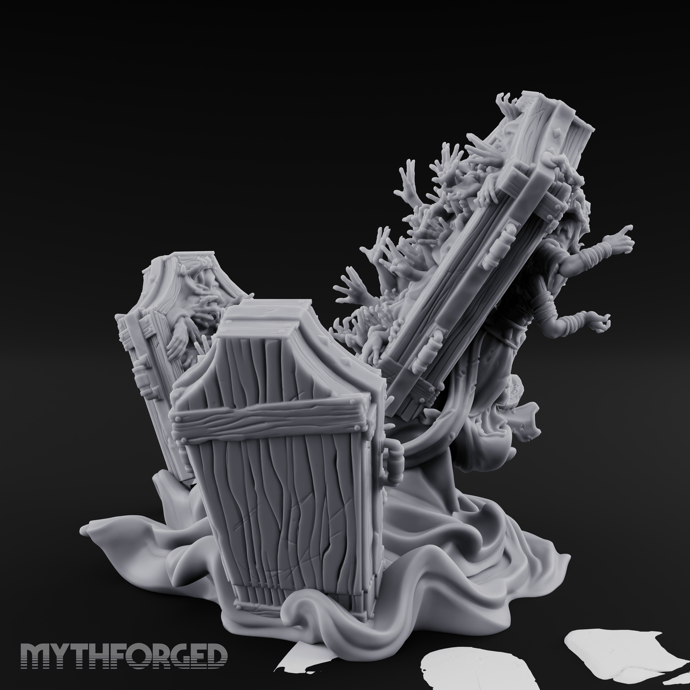 Haunting The Halls Wraith Specter Miniature for Dungeons and Dragons, Pathfinder or other TTRPGs