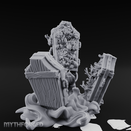 Haunting The Halls Wraith Specter Miniature for Dungeons and Dragons, Pathfinder or other TTRPGs