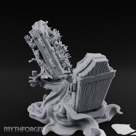 Haunting The Halls Wraith Specter Miniature for Dungeons and Dragons, Pathfinder or other TTRPGs