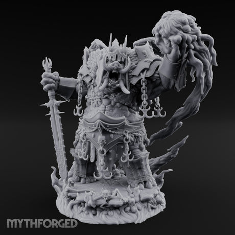 Soul Draining Demon Lord Miniature for Dungeons and Dragons, Pathfinder or other TTRPGs