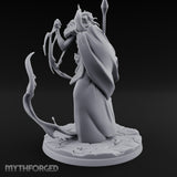 Soul Scythe Summoning Lich Gravecaller Miniature for Dungeons and Dragons, Pathfinder or other TTRPGs