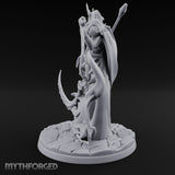 Soul Scythe Summoning Lich Gravecaller Miniature for Dungeons and Dragons, Pathfinder or other TTRPGs