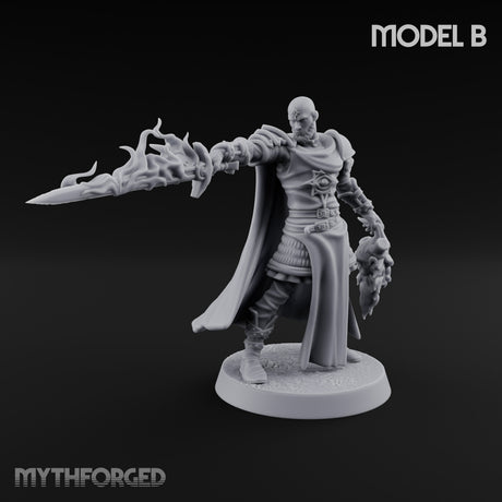 Soul Spear Wielding Human Ash Paladin B