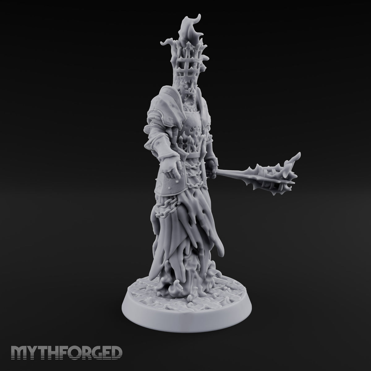 Hot Head, Cold Heart Wraith Flame-Headed Mace Warrior