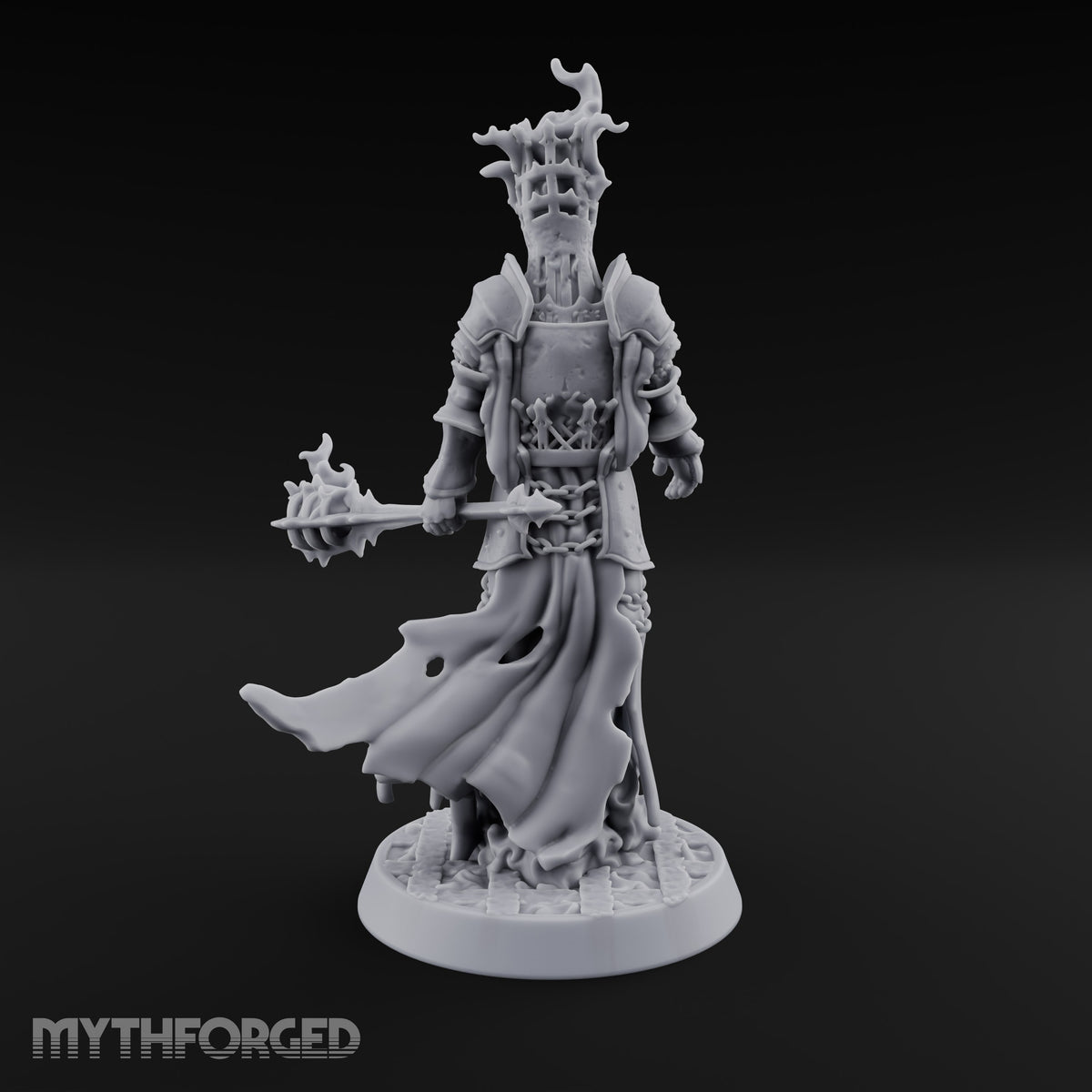 Hot Head, Cold Heart Wraith Flame-Headed Mace Warrior
