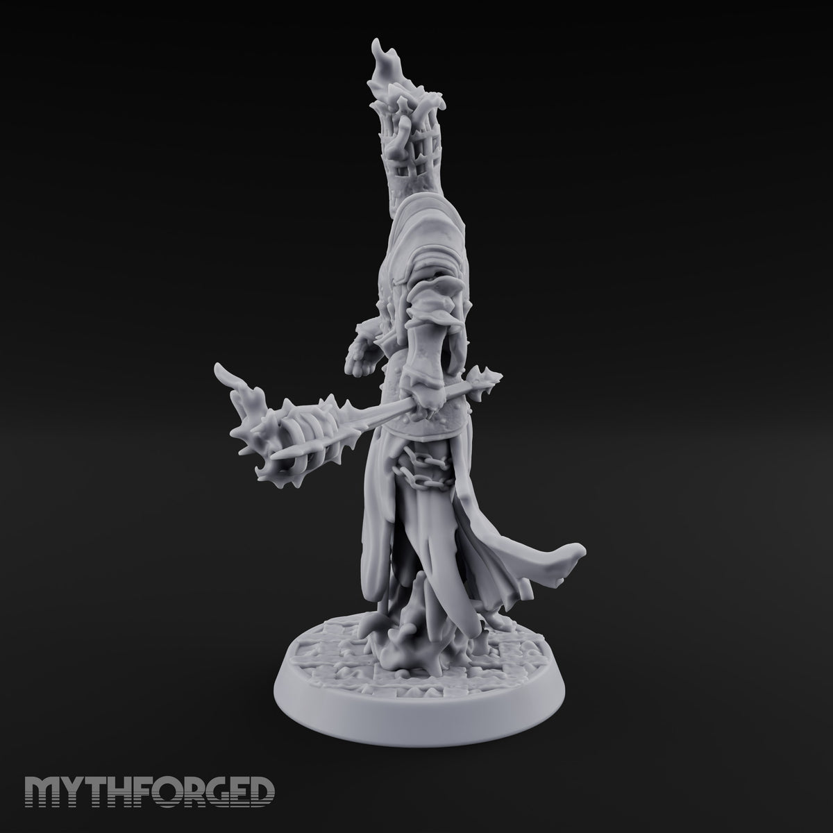 Hot Head, Cold Heart Wraith Flame-Headed Mace Warrior