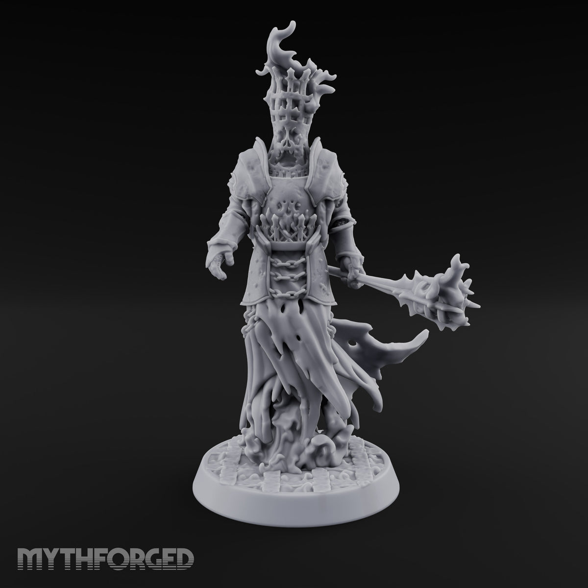 Hot Head, Cold Heart Wraith Flame-Headed Mace Warrior
