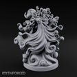 Souls Entwined Wailing Wraith Miniature for Dungeons and Dragons, Pathfinder or other TTRPGs