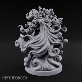 Souls Entwined Wailing Wraith Miniature for Dungeons and Dragons, Pathfinder or other TTRPGs