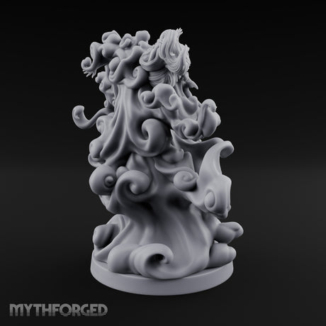 Souls Entwined Wailing Wraith Miniature for Dungeons and Dragons, Pathfinder or other TTRPGs