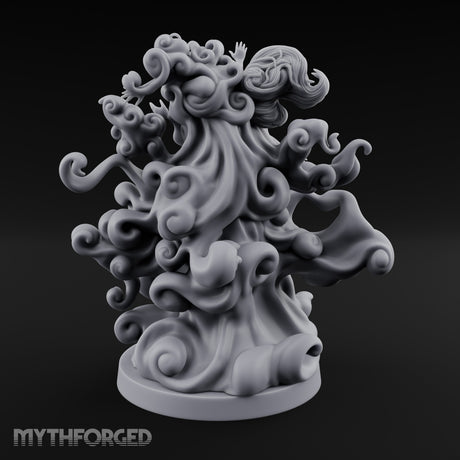 Souls Entwined Wailing Wraith Miniature for Dungeons and Dragons, Pathfinder or other TTRPGs