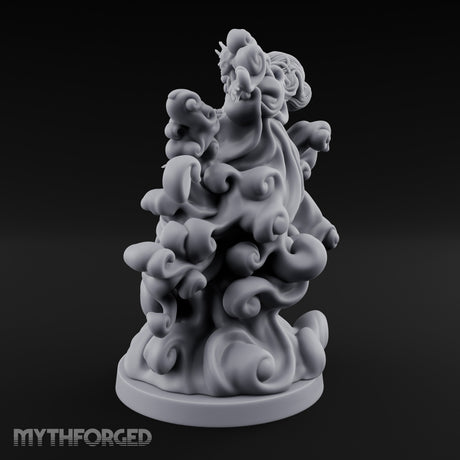Souls Entwined Wailing Wraith Miniature for Dungeons and Dragons, Pathfinder or other TTRPGs